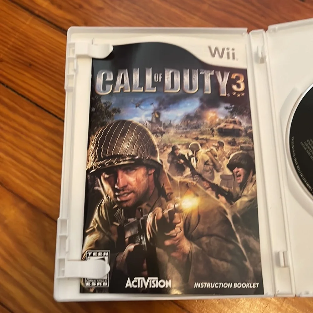 Nintendo Wii Call of Duty 3 game